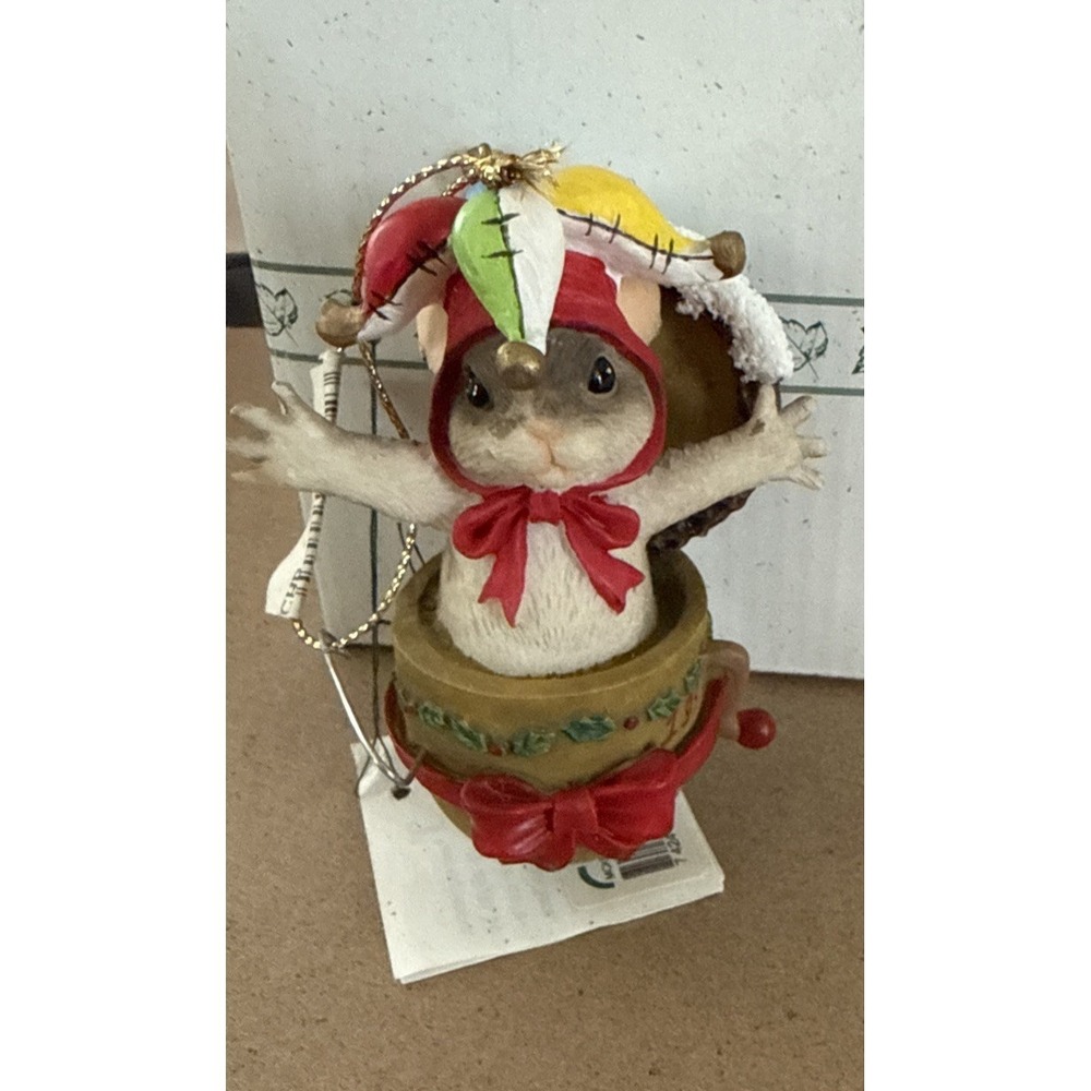 Charming Tails Mackenzie Jack In The Box By Dean Griff Ornament NEW